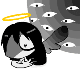 Glum angels & Bright devil sticker #14104068