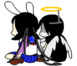 Glum angels & Bright devil sticker #14104070