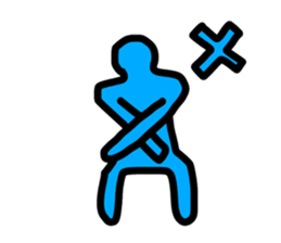 Mr. & Mrs. Toilet sticker #14104179