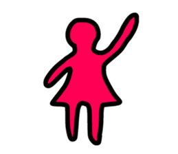 Mr. & Mrs. Toilet sticker #14104183