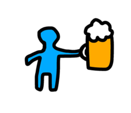 Mr. & Mrs. Toilet sticker #14104187