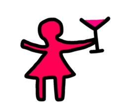 Mr. & Mrs. Toilet sticker #14104188