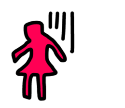 Mr. & Mrs. Toilet sticker #14104191