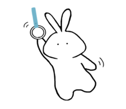 POKER FACE RABIT2 sticker #14106268