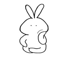 POKER FACE RABIT2 sticker #14106274