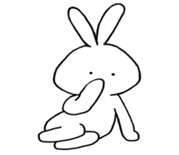 POKER FACE RABIT2 sticker #14106281