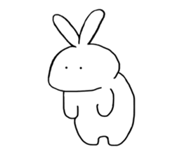 POKER FACE RABIT2 sticker #14106285