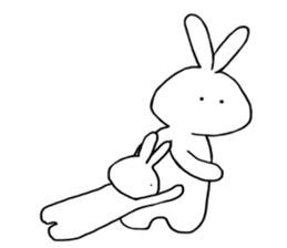 POKER FACE RABIT2 sticker #14106287