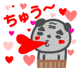 ossan panda sticker #14106668