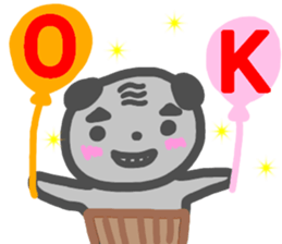 ossan panda sticker #14106677