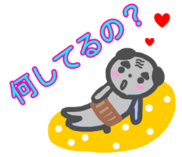 ossan panda sticker #14106686