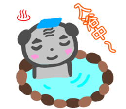 ossan panda sticker #14106687