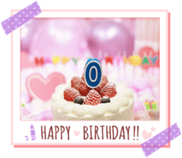 GIRLYDROP * ver.BIRTHDAY sticker #14106734