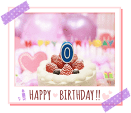 GIRLYDROP * ver.BIRTHDAY sticker #14106734