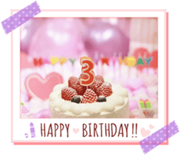 GIRLYDROP * ver.BIRTHDAY sticker #14106737