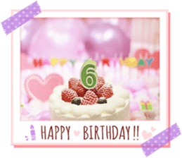 GIRLYDROP * ver.BIRTHDAY sticker #14106740