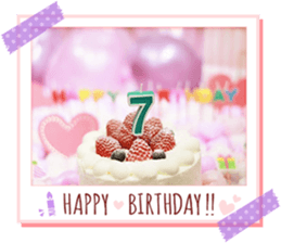 GIRLYDROP * ver.BIRTHDAY sticker #14106741