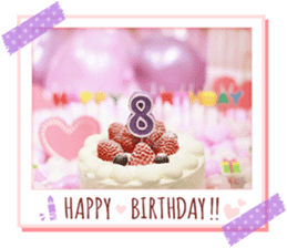 GIRLYDROP * ver.BIRTHDAY sticker #14106742