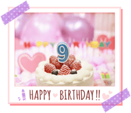 GIRLYDROP * ver.BIRTHDAY sticker #14106743