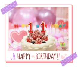 GIRLYDROP * ver.BIRTHDAY sticker #14106745