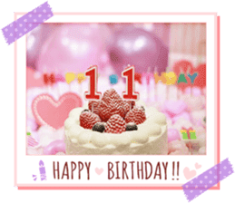 GIRLYDROP * ver.BIRTHDAY sticker #14106745