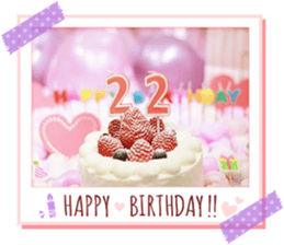 GIRLYDROP * ver.BIRTHDAY sticker #14106747