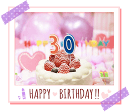 GIRLYDROP * ver.BIRTHDAY sticker #14106748