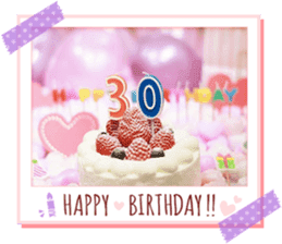 GIRLYDROP * ver.BIRTHDAY sticker #14106748