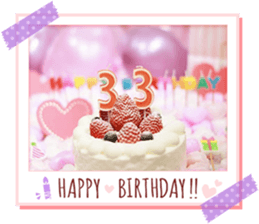 GIRLYDROP * ver.BIRTHDAY sticker #14106749