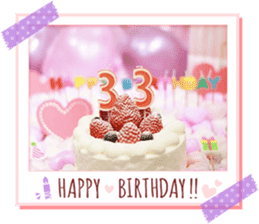 GIRLYDROP * ver.BIRTHDAY sticker #14106749