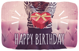 GIRLYDROP * ver.BIRTHDAY sticker #14106762