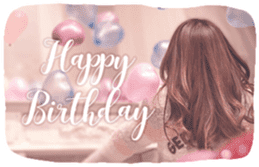 GIRLYDROP * ver.BIRTHDAY sticker #14106763