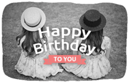 GIRLYDROP * ver.BIRTHDAY sticker #14106765