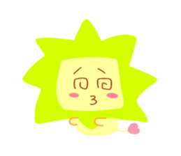 Present Stickers[Green Lion] sticker #14106931