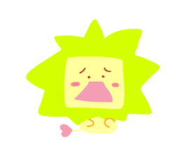 Present Stickers[Green Lion] sticker #14106937
