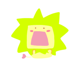 Present Stickers[Green Lion] sticker #14106941