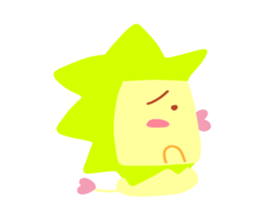 Present Stickers[Green Lion] sticker #14106946