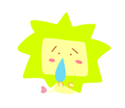 Present Stickers[Green Lion] sticker #14106947