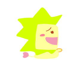 Present Stickers[Green Lion] sticker #14106950