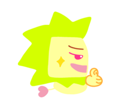 Present Stickers[Green Lion] sticker #14106951