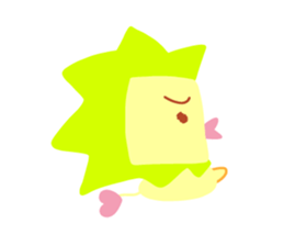 Present Stickers[Green Lion] sticker #14106952