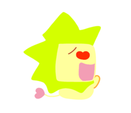 Present Stickers[Green Lion] sticker #14106959