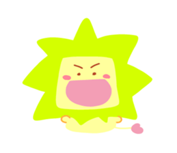 Present Stickers[Green Lion] sticker #14106964