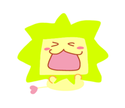 Present Stickers[Green Lion] sticker #14106965