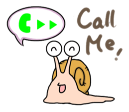 a little snail sticker #14107743
