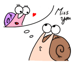 a little snail sticker #14107748