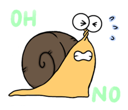 a little snail sticker #14107750