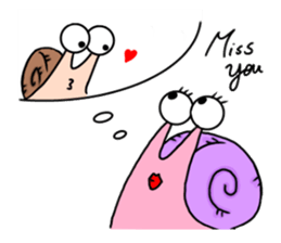 a little snail sticker #14107752