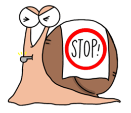 a little snail sticker #14107754