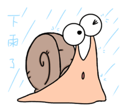 a little snail sticker #14107757